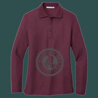 Women's Silk Touch Long Sleeve Polo Thumbnail