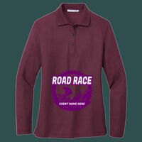 Women's Silk Touch Long Sleeve Polo Thumbnail