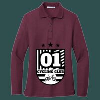 Women's Silk Touch Long Sleeve Polo Thumbnail
