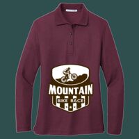 Women's Silk Touch Long Sleeve Polo Thumbnail