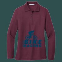 Women's Silk Touch Long Sleeve Polo Thumbnail
