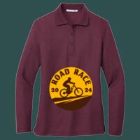 Women's Silk Touch Long Sleeve Polo Thumbnail