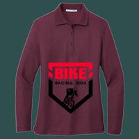 Women's Silk Touch Long Sleeve Polo Thumbnail