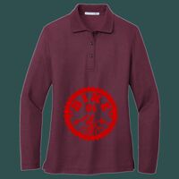 Women's Silk Touch Long Sleeve Polo Thumbnail