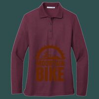 Women's Silk Touch Long Sleeve Polo Thumbnail