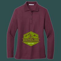 Women's Silk Touch Long Sleeve Polo Thumbnail