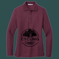 Women's Silk Touch Long Sleeve Polo Thumbnail