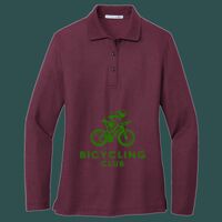 Women's Silk Touch Long Sleeve Polo Thumbnail