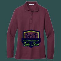 Women's Silk Touch Long Sleeve Polo Thumbnail