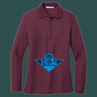 Women's Silk Touch Long Sleeve Polo Thumbnail