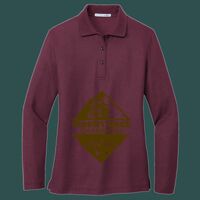 Women's Silk Touch Long Sleeve Polo Thumbnail