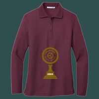 Women's Silk Touch Long Sleeve Polo Thumbnail
