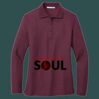 Women's Silk Touch Long Sleeve Polo Thumbnail