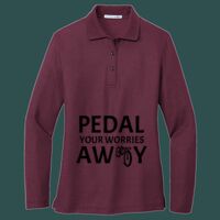 Women's Silk Touch Long Sleeve Polo Thumbnail
