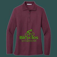 Women's Silk Touch Long Sleeve Polo Thumbnail
