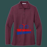 Women's Silk Touch Long Sleeve Polo Thumbnail