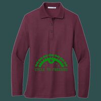 Women's Silk Touch Long Sleeve Polo Thumbnail