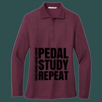 Women's Silk Touch Long Sleeve Polo Thumbnail