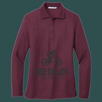 Women's Silk Touch Long Sleeve Polo Thumbnail
