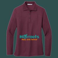 Women's Silk Touch Long Sleeve Polo Thumbnail