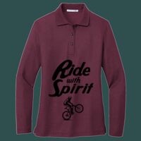 Women's Silk Touch Long Sleeve Polo Thumbnail