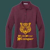 Women's Silk Touch Long Sleeve Polo Thumbnail