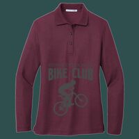 Women's Silk Touch Long Sleeve Polo Thumbnail