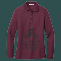 Women's Silk Touch Long Sleeve Polo Thumbnail