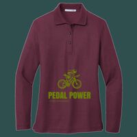 Women's Silk Touch Long Sleeve Polo Thumbnail