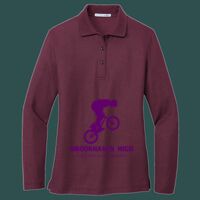 Women's Silk Touch Long Sleeve Polo Thumbnail