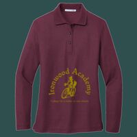 Women's Silk Touch Long Sleeve Polo Thumbnail