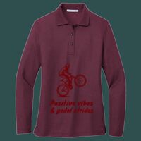 Women's Silk Touch Long Sleeve Polo Thumbnail