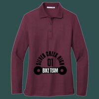 Women's Silk Touch Long Sleeve Polo Thumbnail
