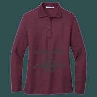Women's Silk Touch Long Sleeve Polo Thumbnail