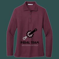 Women's Silk Touch Long Sleeve Polo Thumbnail