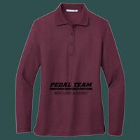 Women's Silk Touch Long Sleeve Polo Thumbnail