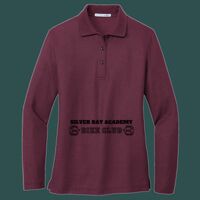 Women's Silk Touch Long Sleeve Polo Thumbnail