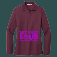 Women's Silk Touch Long Sleeve Polo Thumbnail
