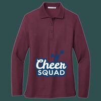 Women's Silk Touch Long Sleeve Polo Thumbnail