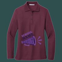 Women's Silk Touch Long Sleeve Polo Thumbnail