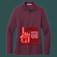 Women's Silk Touch Long Sleeve Polo Thumbnail