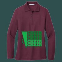Women's Silk Touch Long Sleeve Polo Thumbnail