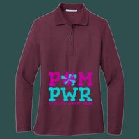 Women's Silk Touch Long Sleeve Polo Thumbnail