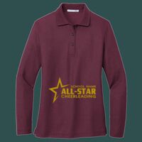 Women's Silk Touch Long Sleeve Polo Thumbnail