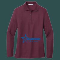 Women's Silk Touch Long Sleeve Polo Thumbnail