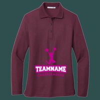Women's Silk Touch Long Sleeve Polo Thumbnail