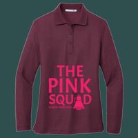 Women's Silk Touch Long Sleeve Polo Thumbnail