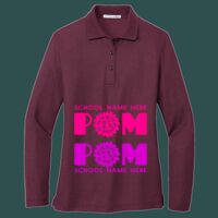 Women's Silk Touch Long Sleeve Polo Thumbnail