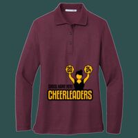 Women's Silk Touch Long Sleeve Polo Thumbnail