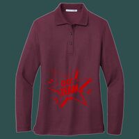 Women's Silk Touch Long Sleeve Polo Thumbnail